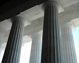 Lincoln memorial columns